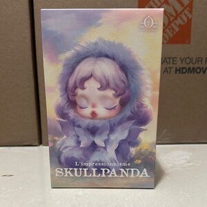 Skullpanda L'impressionnisme Plush Keychain POPMART